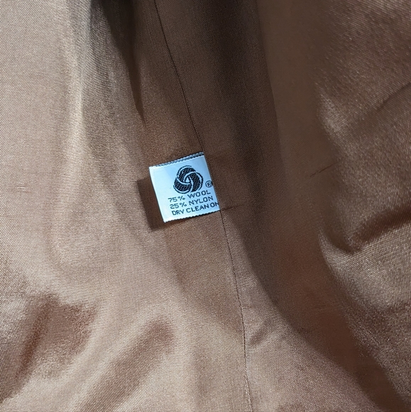 Vintage wool camel Nordstrom bolero jacket - Picture 4 of 4